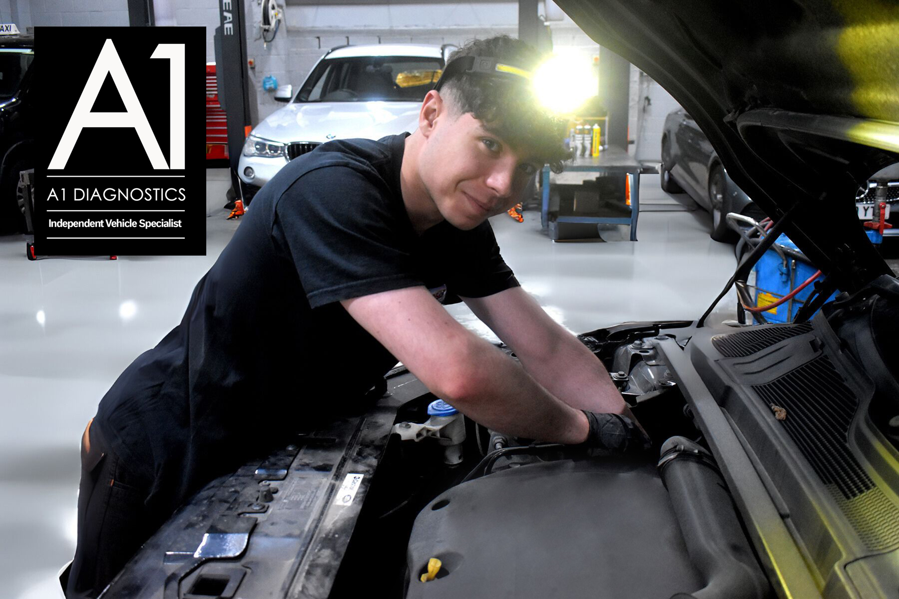 Our BMW engine mechanics fitting a recent engine